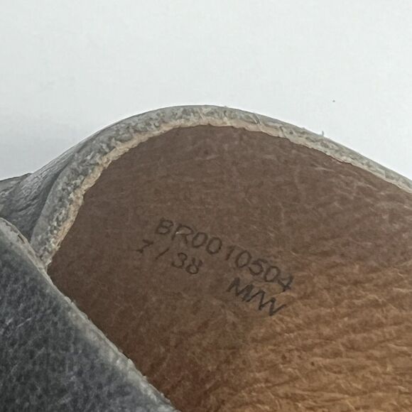 Born Brown Woven Leather Cushioned Slide Sandals US 7 M/W - Picture 9 of 10